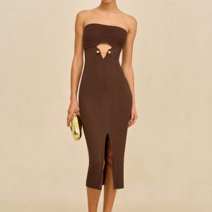CHRISTY KNIT DRESS - JAVA