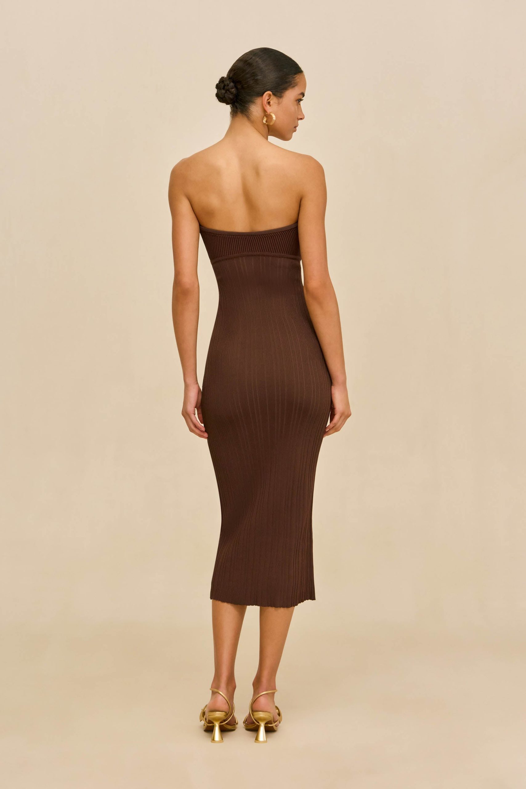 CHRISTY KNIT DRESS - JAVA - Image 6