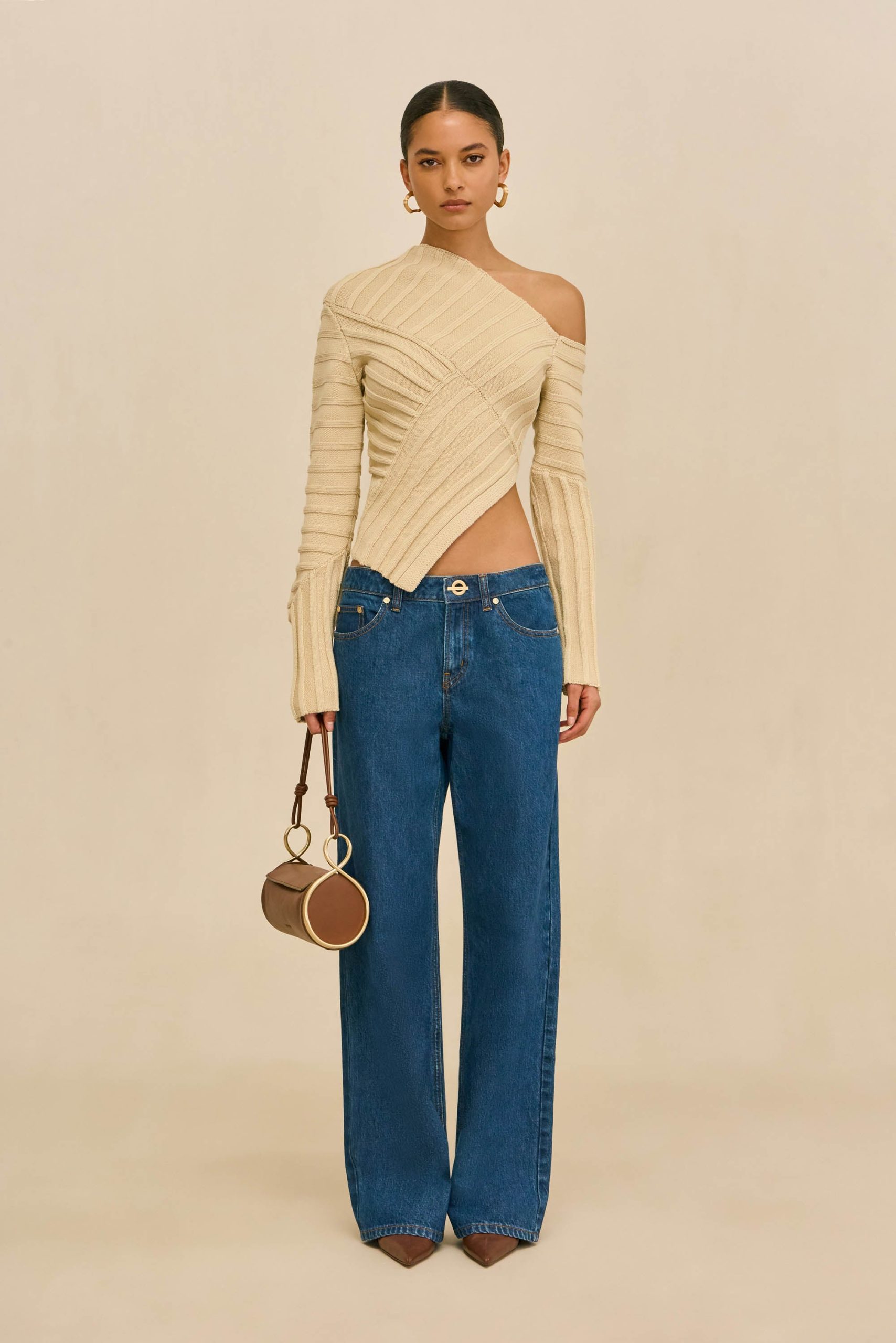 JAIDAN KNIT TOP - BEACH - Image 3