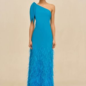 GHETA DRESS - LAKE BLUE