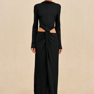 KERI GOWN - BLACK