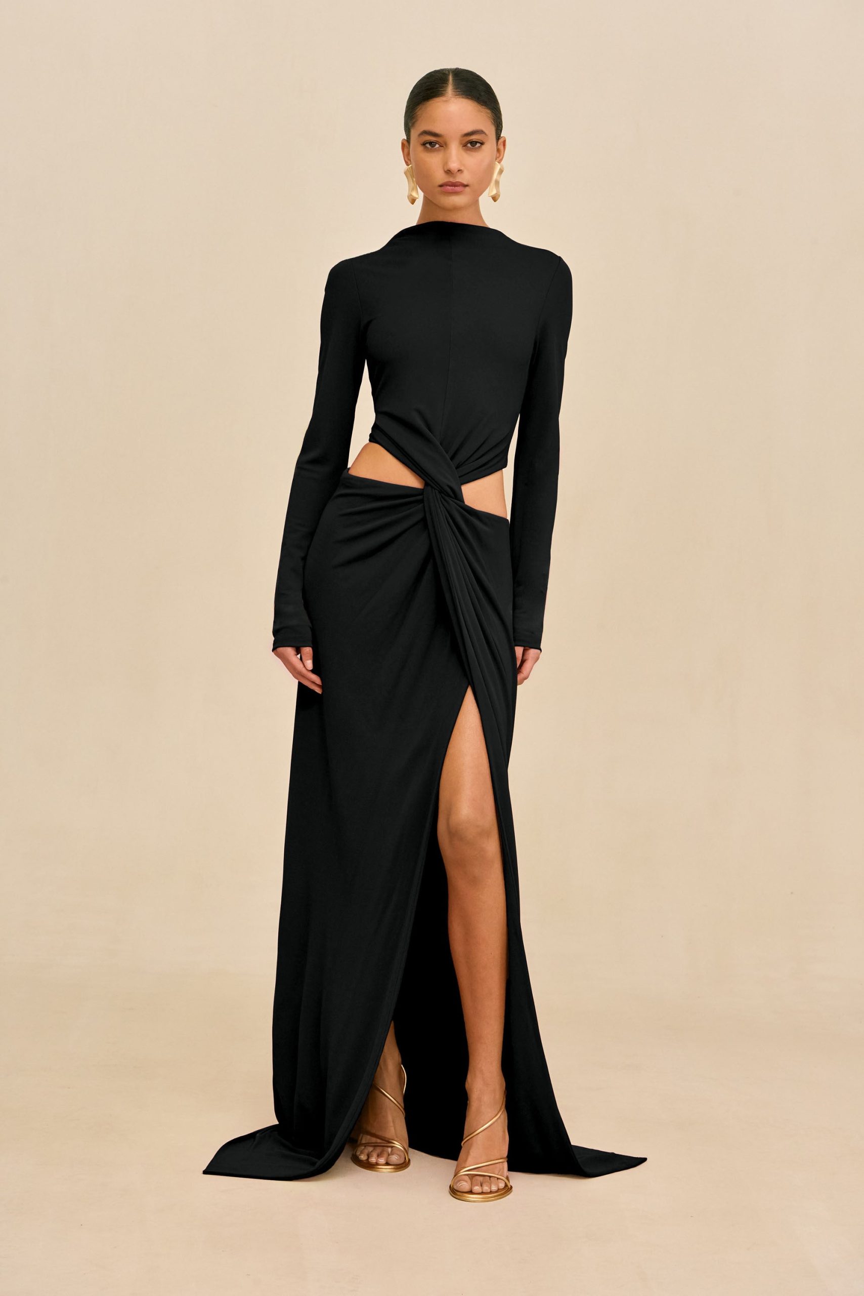 KERI GOWN - BLACK - Image 2
