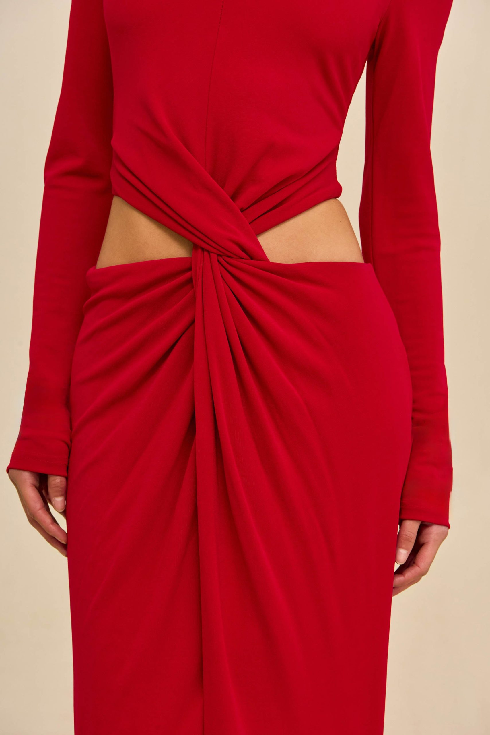 KERI GOWN - MERLOT - Image 4