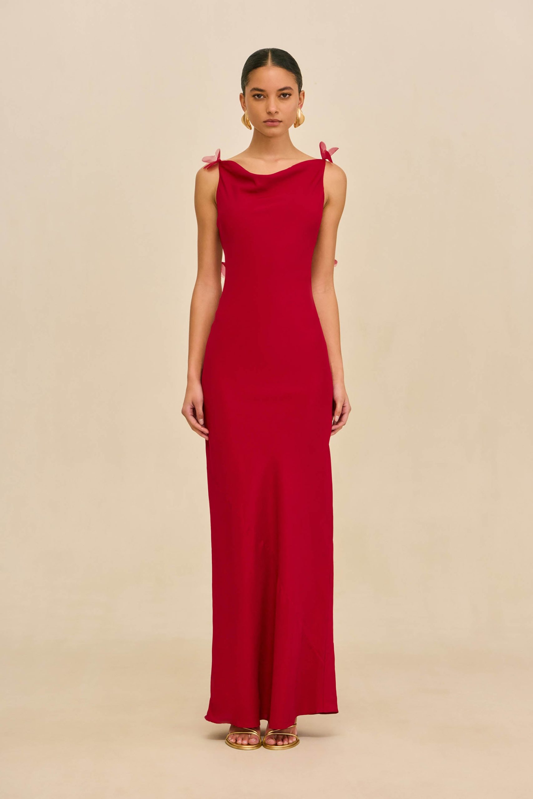NYMERIA GOWN - MERLOT - Image 7
