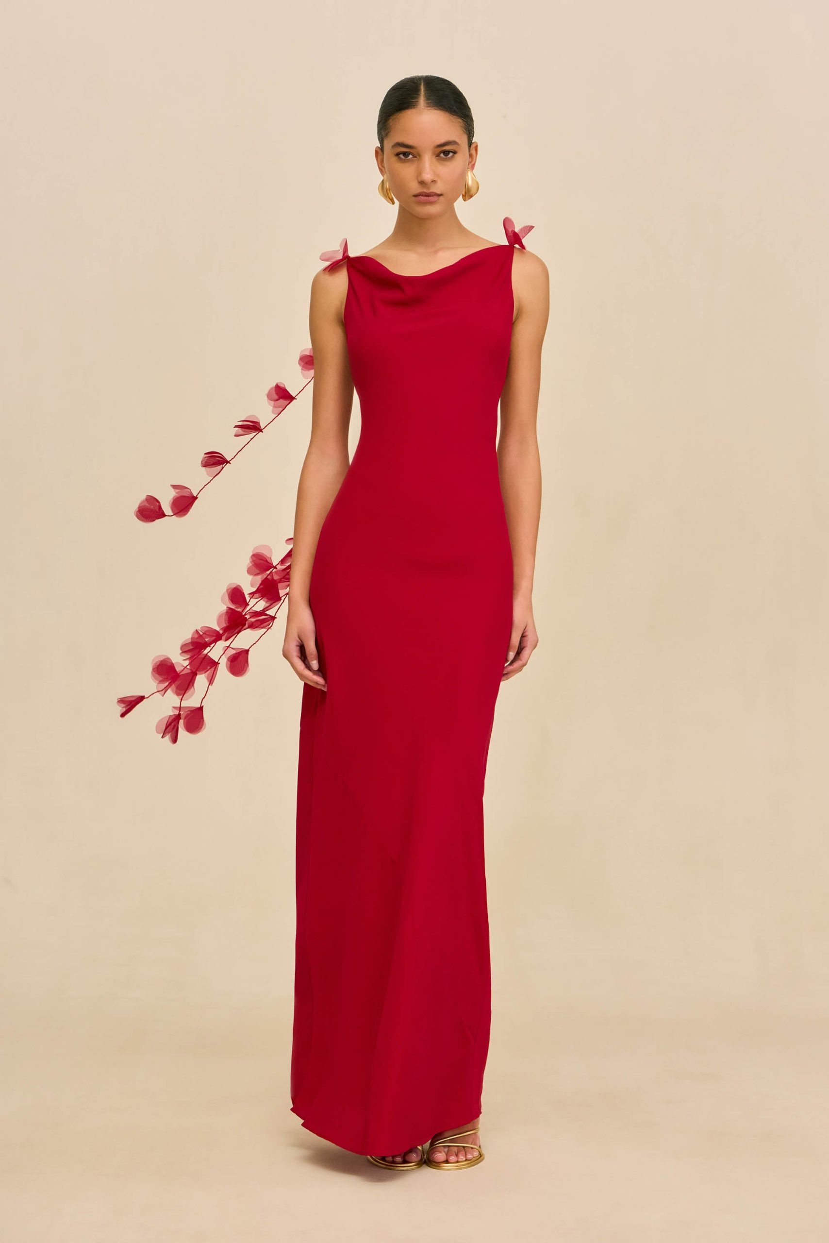 NYMERIA GOWN - MERLOT - Image 3