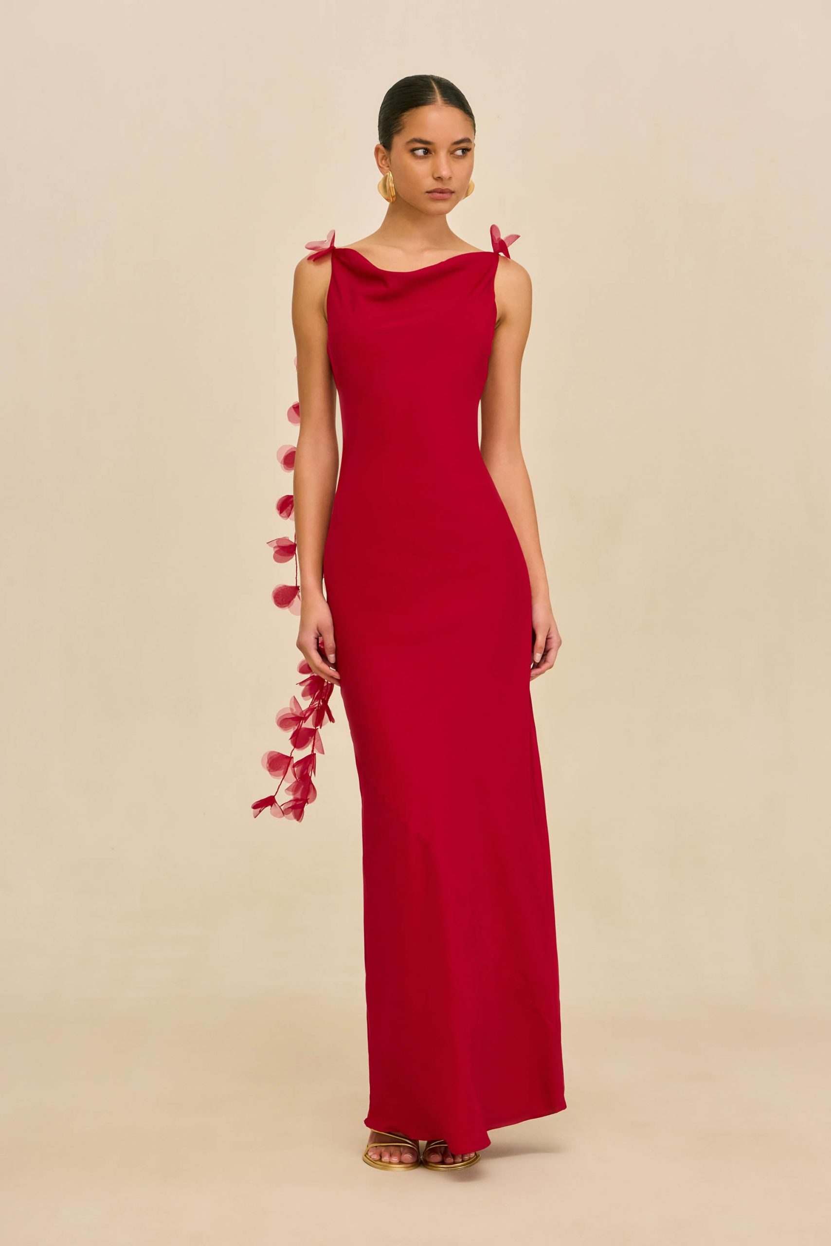 NYMERIA GOWN - MERLOT - Image 5