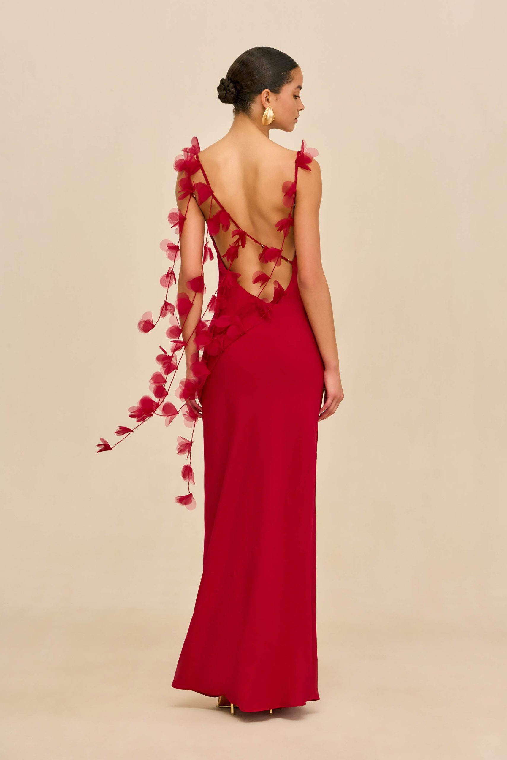 NYMERIA GOWN - MERLOT