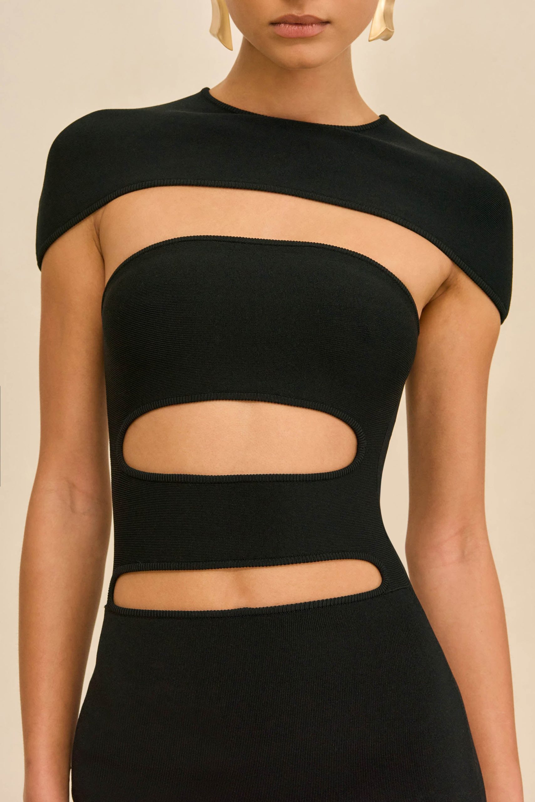RIANNA DRESS - BLACK - Image 3