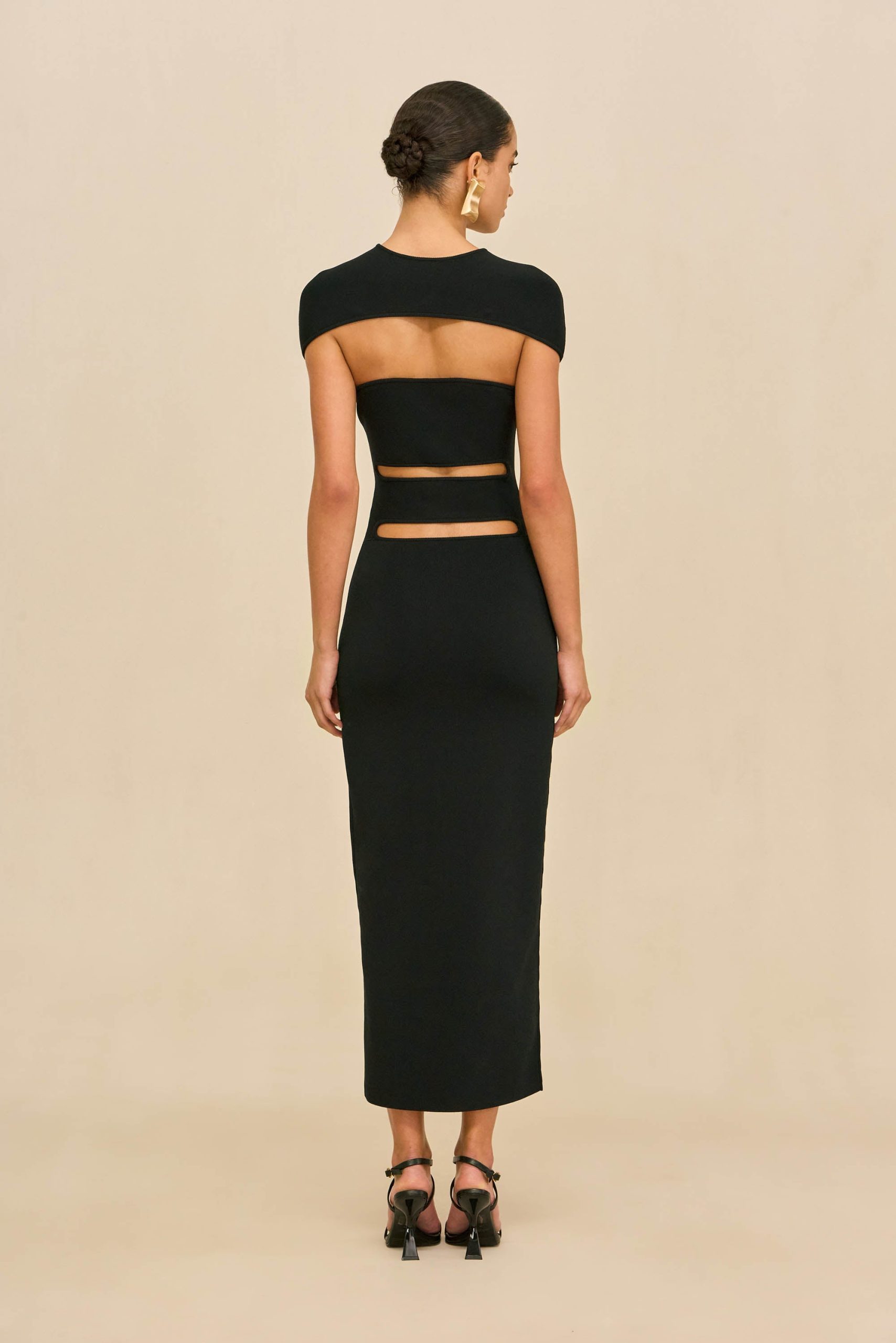 RIANNA DRESS - BLACK - Image 8