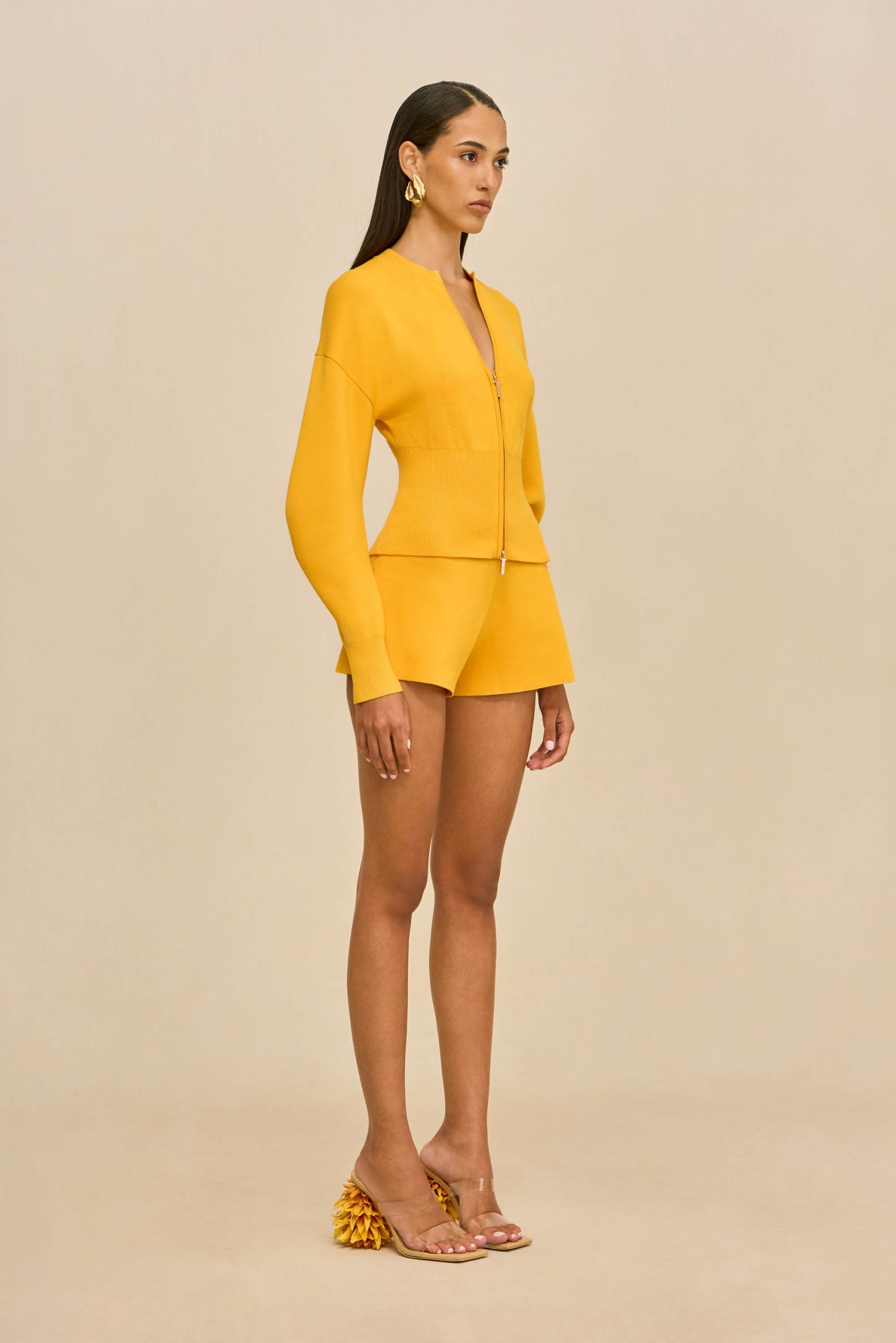 ACE KNIT SHORT - MARIGOLD - Image 4