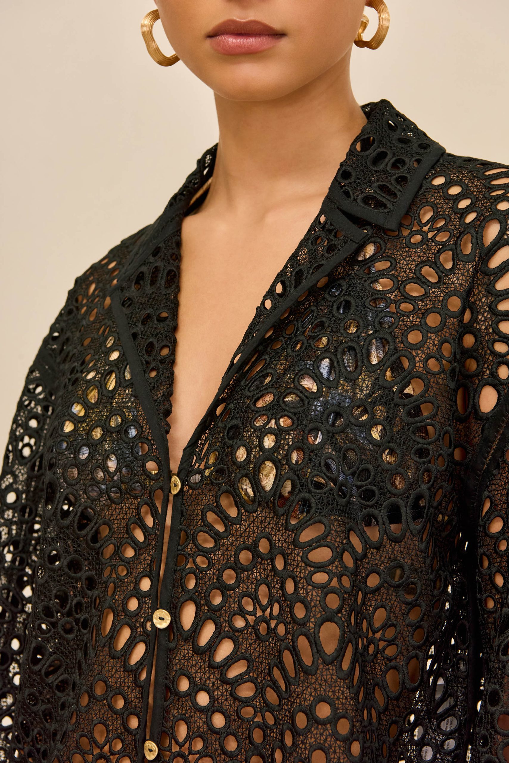 AZIZA TOP - BLACK - Image 3