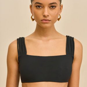 ALLIANA BIKINI TOP - BLACK