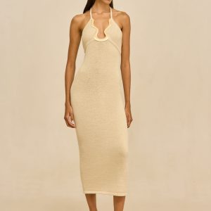 VALMA KNIT DRESS - BEACH