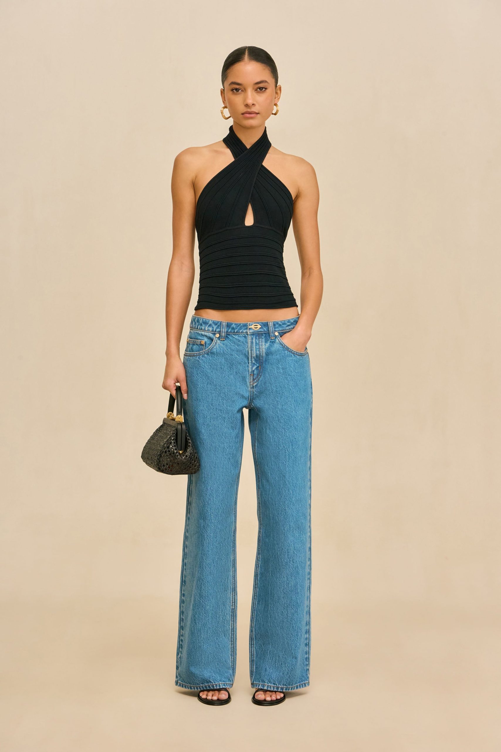 KANTA KNIT TOP - BLACK - Image 4