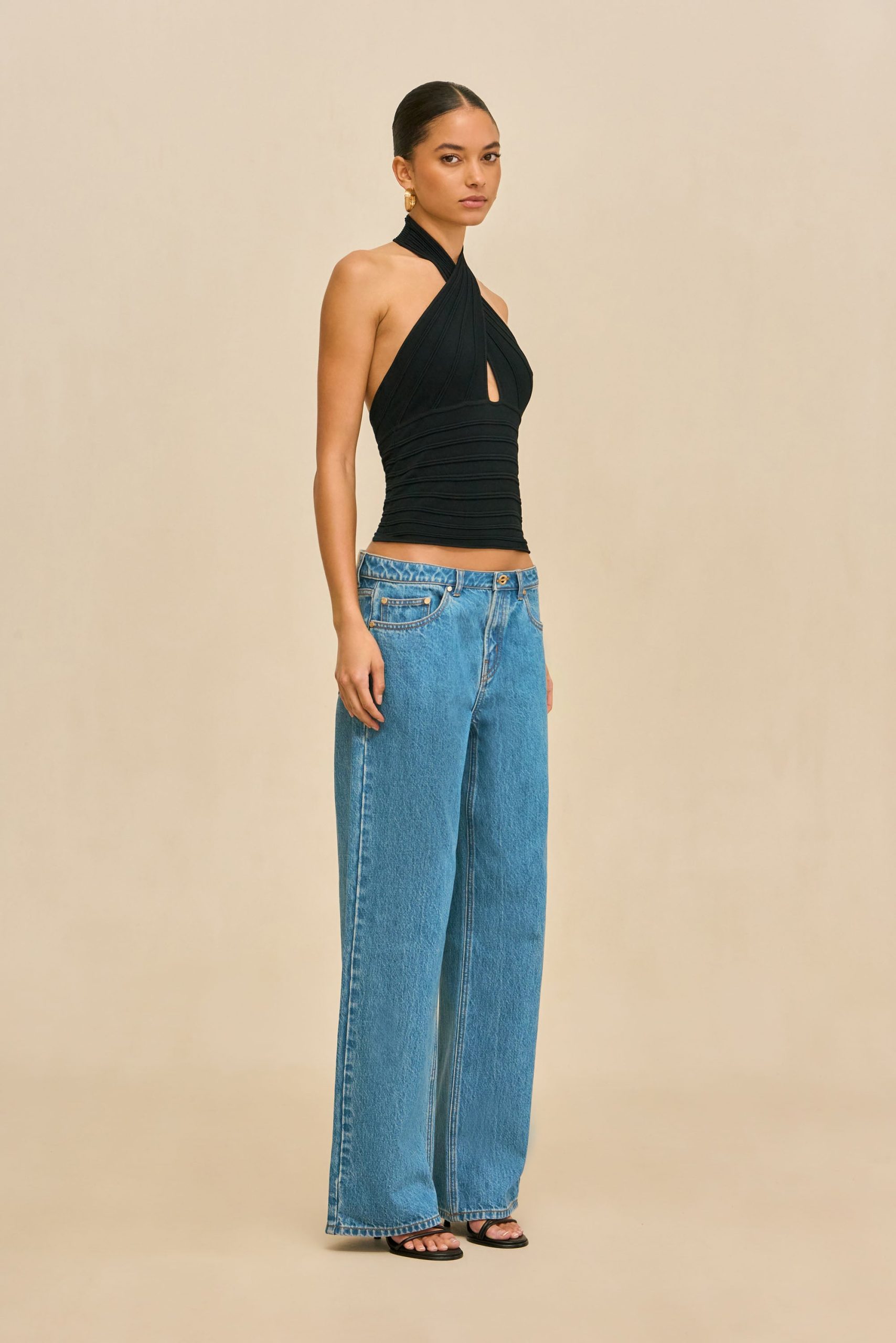 KANTA KNIT TOP - BLACK - Image 6