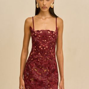 VANYA DRESS - MERLOT