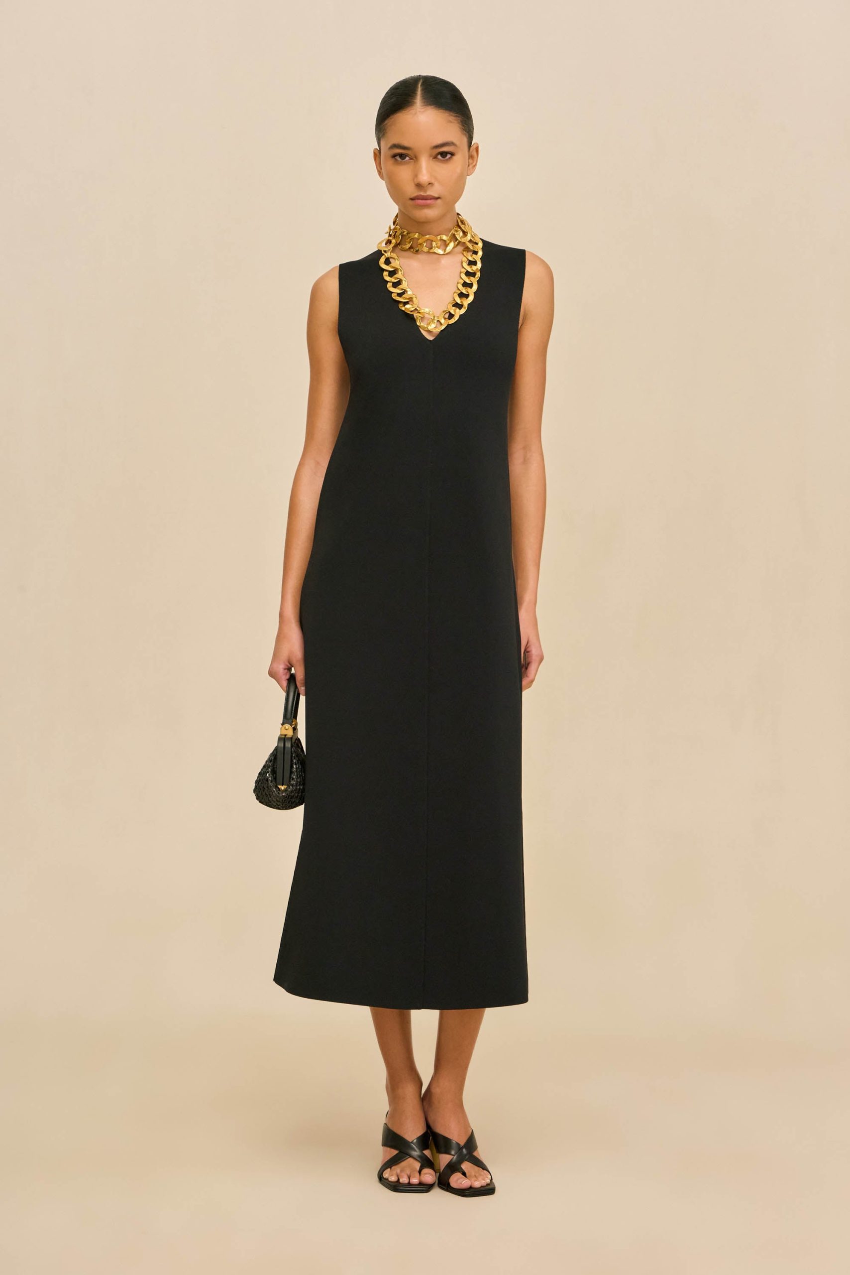 VIOLLET KNIT DRESS - BLACK