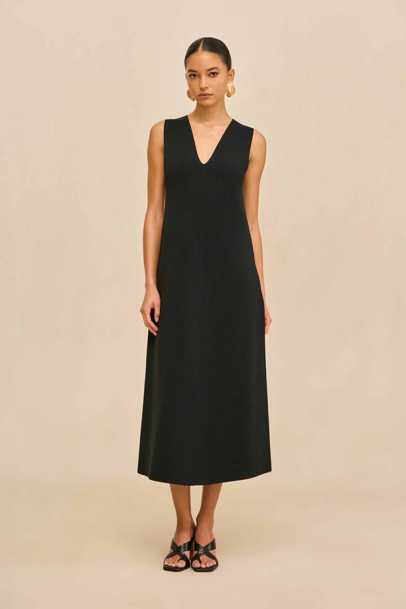 VIOLLET KNIT DRESS - BLACK - Image 3