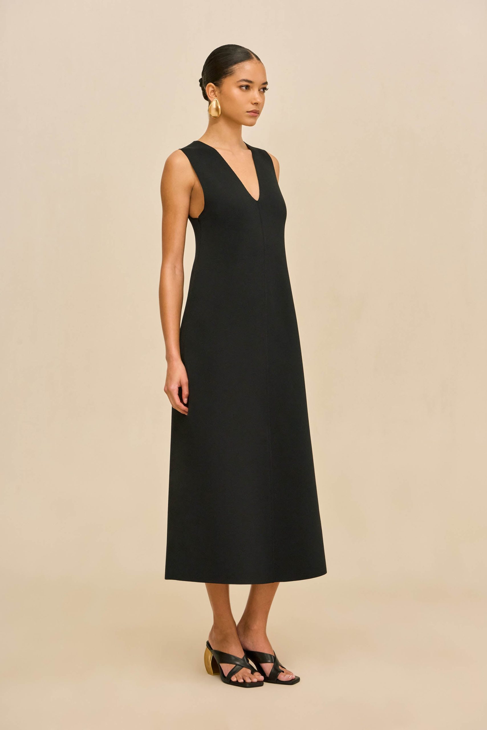 VIOLLET KNIT DRESS - BLACK - Image 4