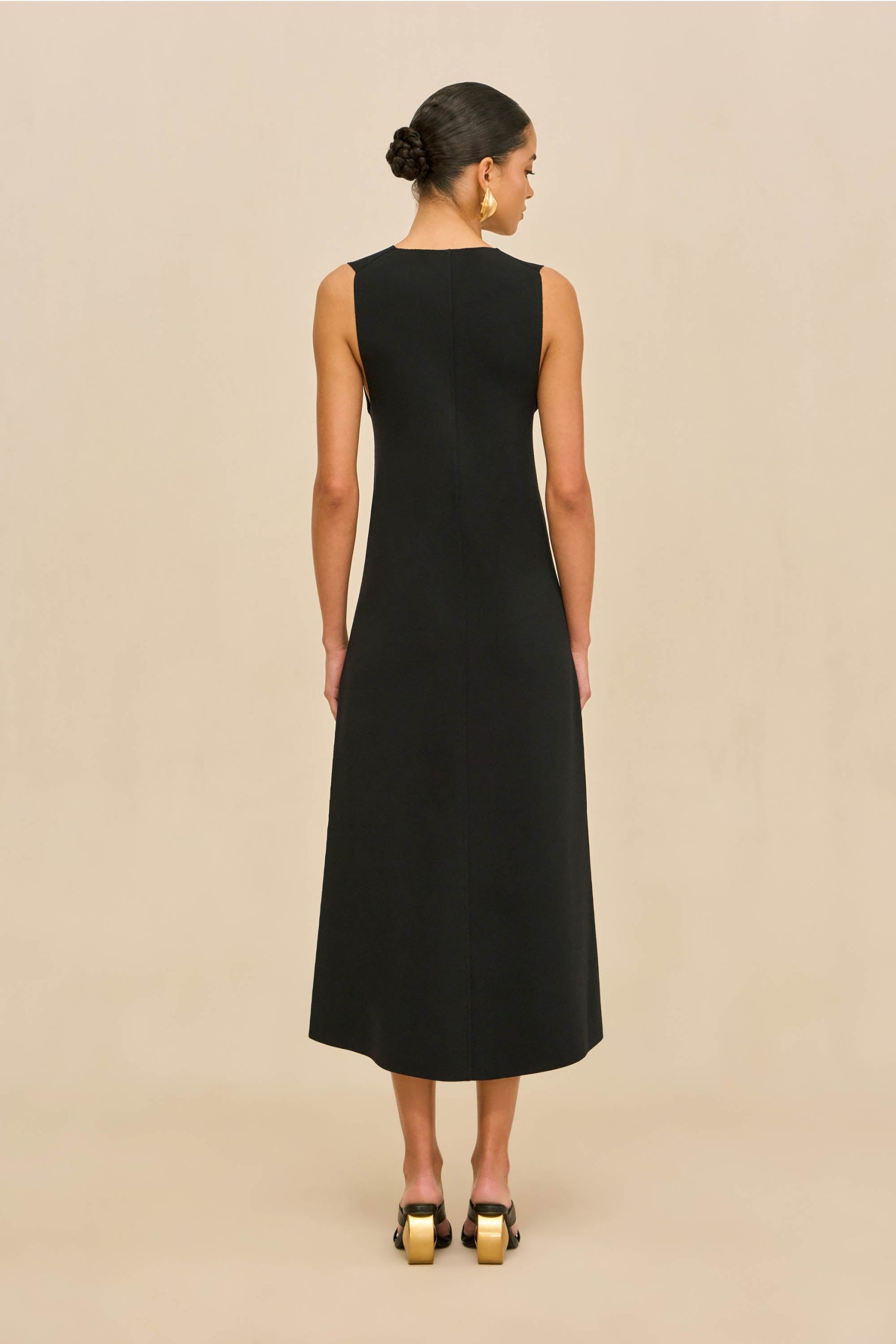 VIOLLET KNIT DRESS - BLACK - Image 5