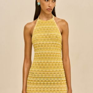ERINA KNIT DRESS - MARIGOLD