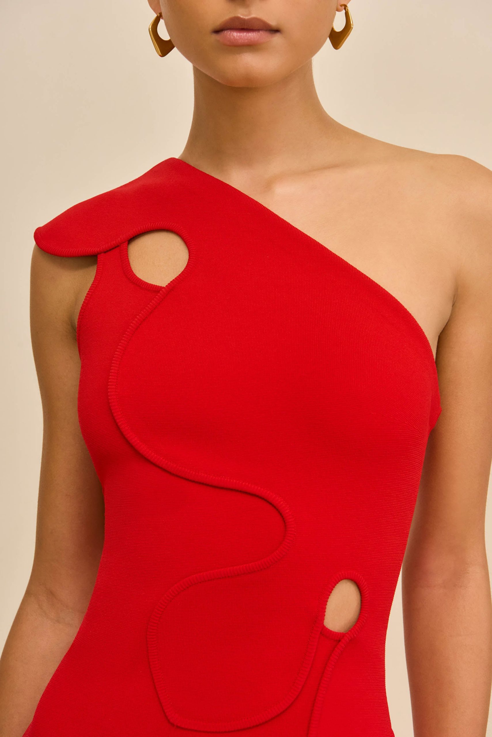 LABELLA KNIT DRESS - VERMILION - Image 3