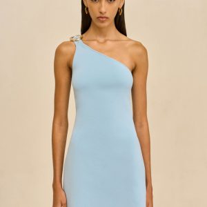 MENDELA KNIT DRESS - COASTAL