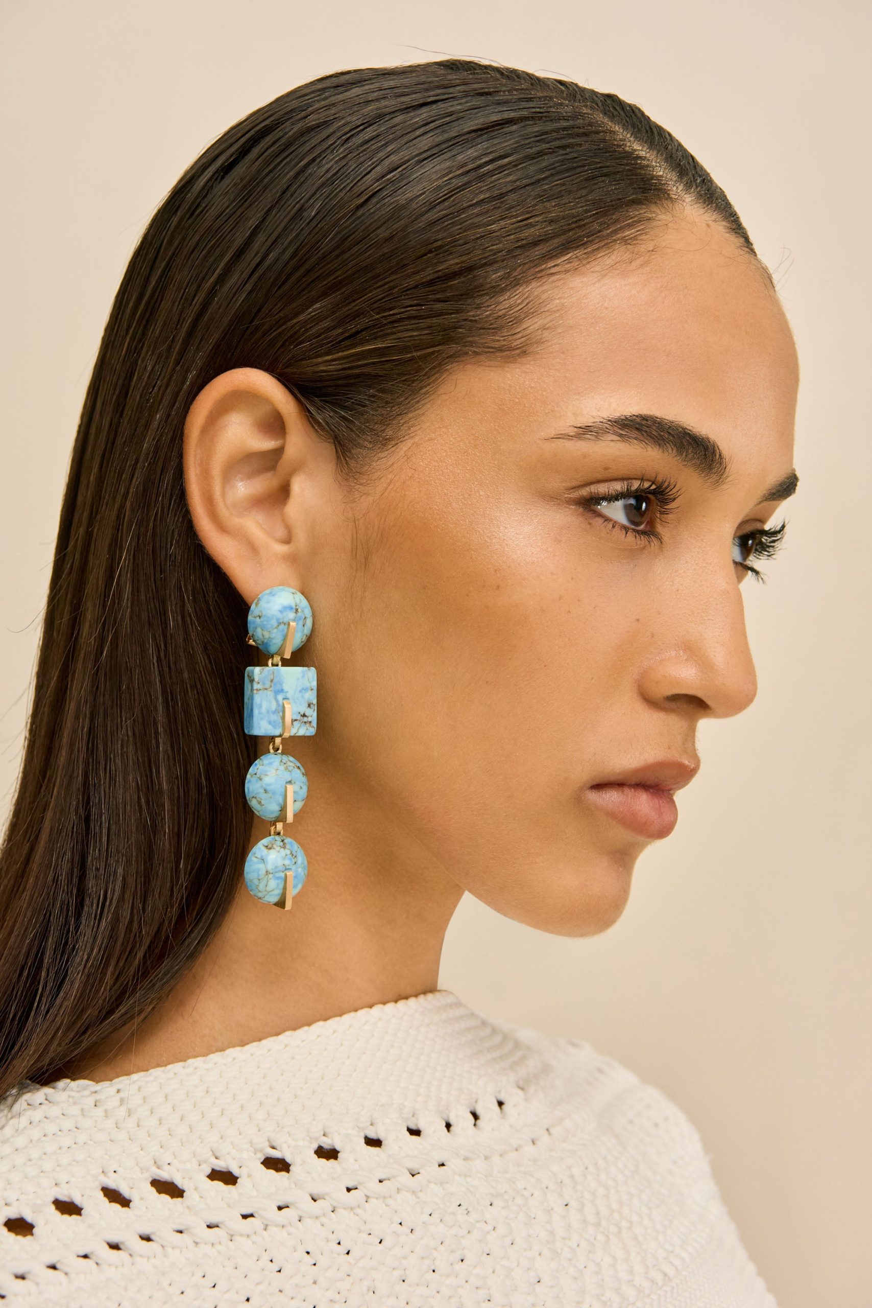 LAGUNA EARRING - IBIZA TURQUOISE - Image 2