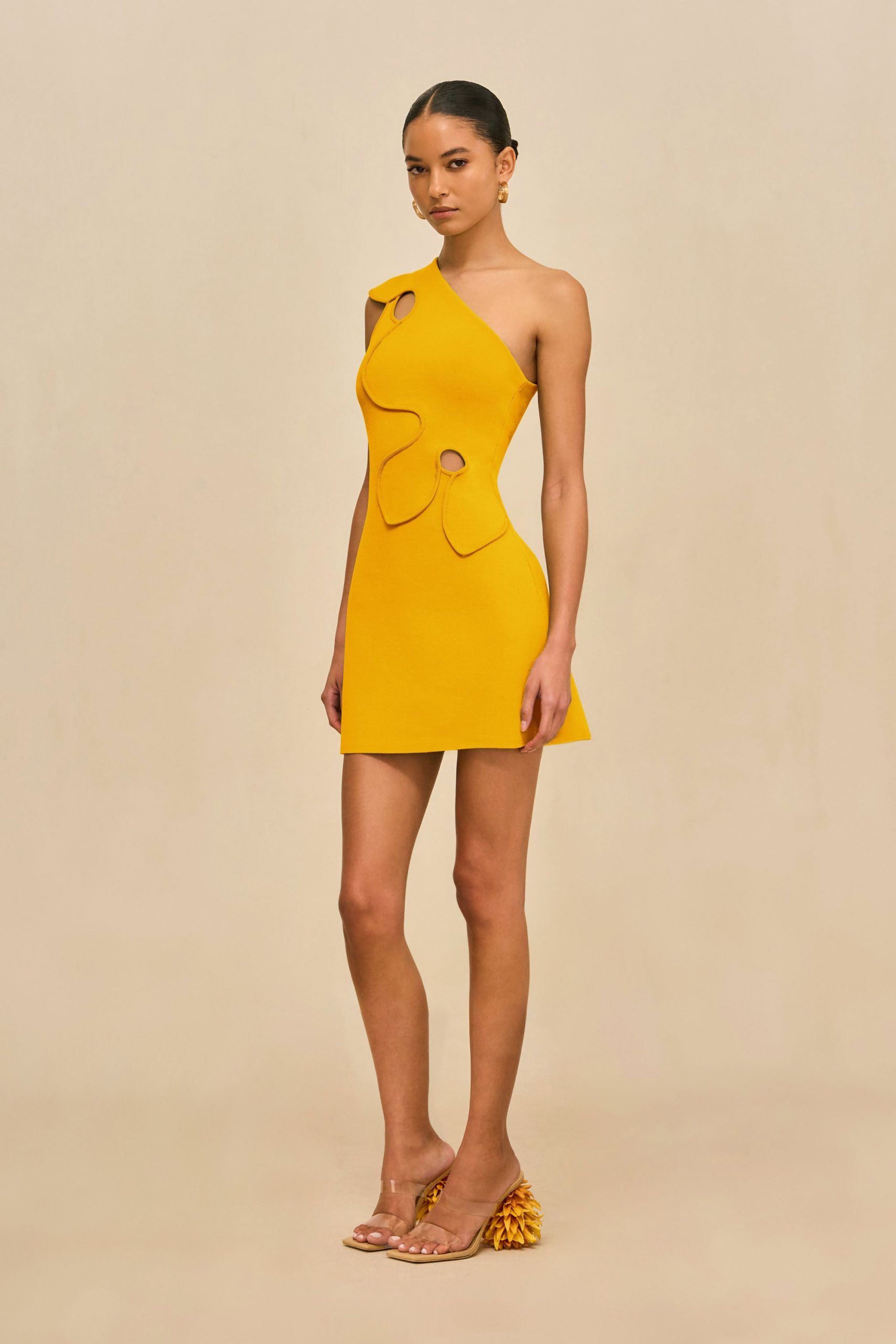 LABELLA KNIT DRESS - MARIGOLD - Image 4