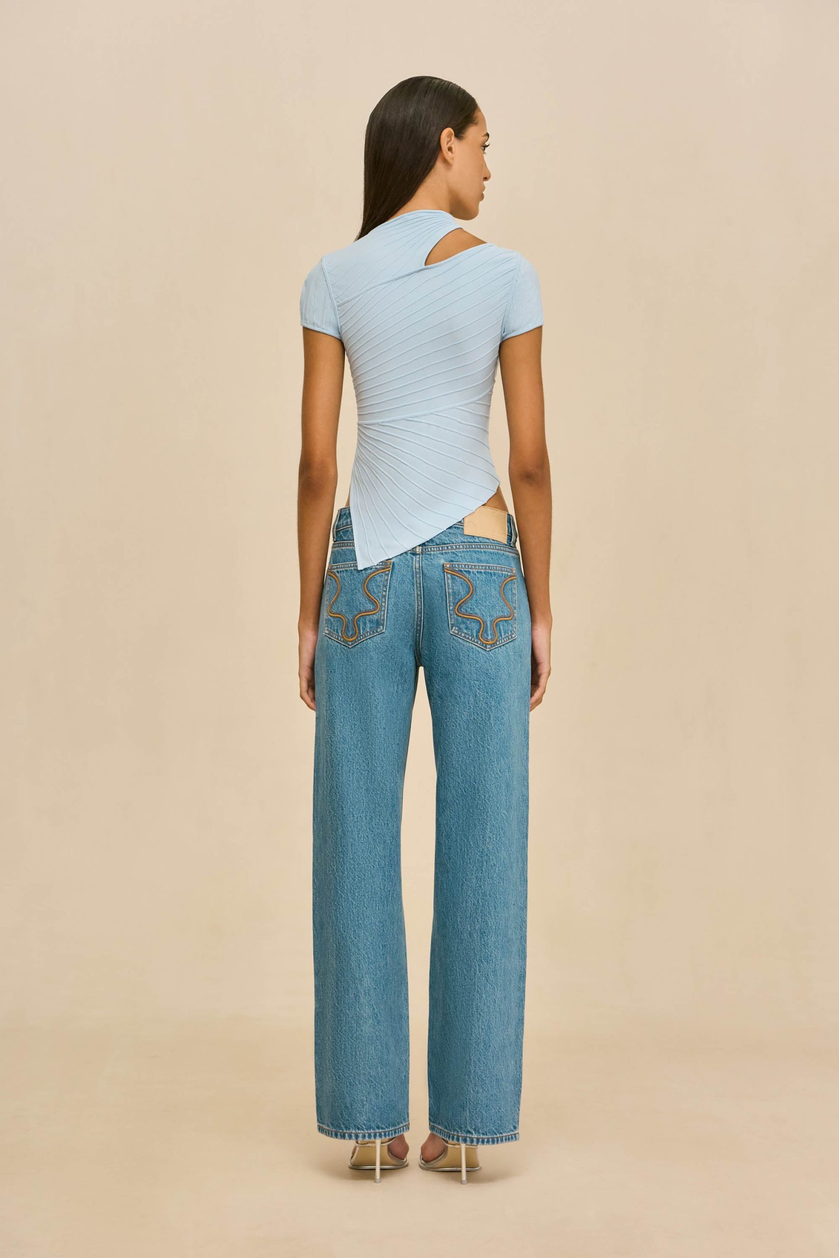 NESSI KNIT TOP - COASTAL - Image 5