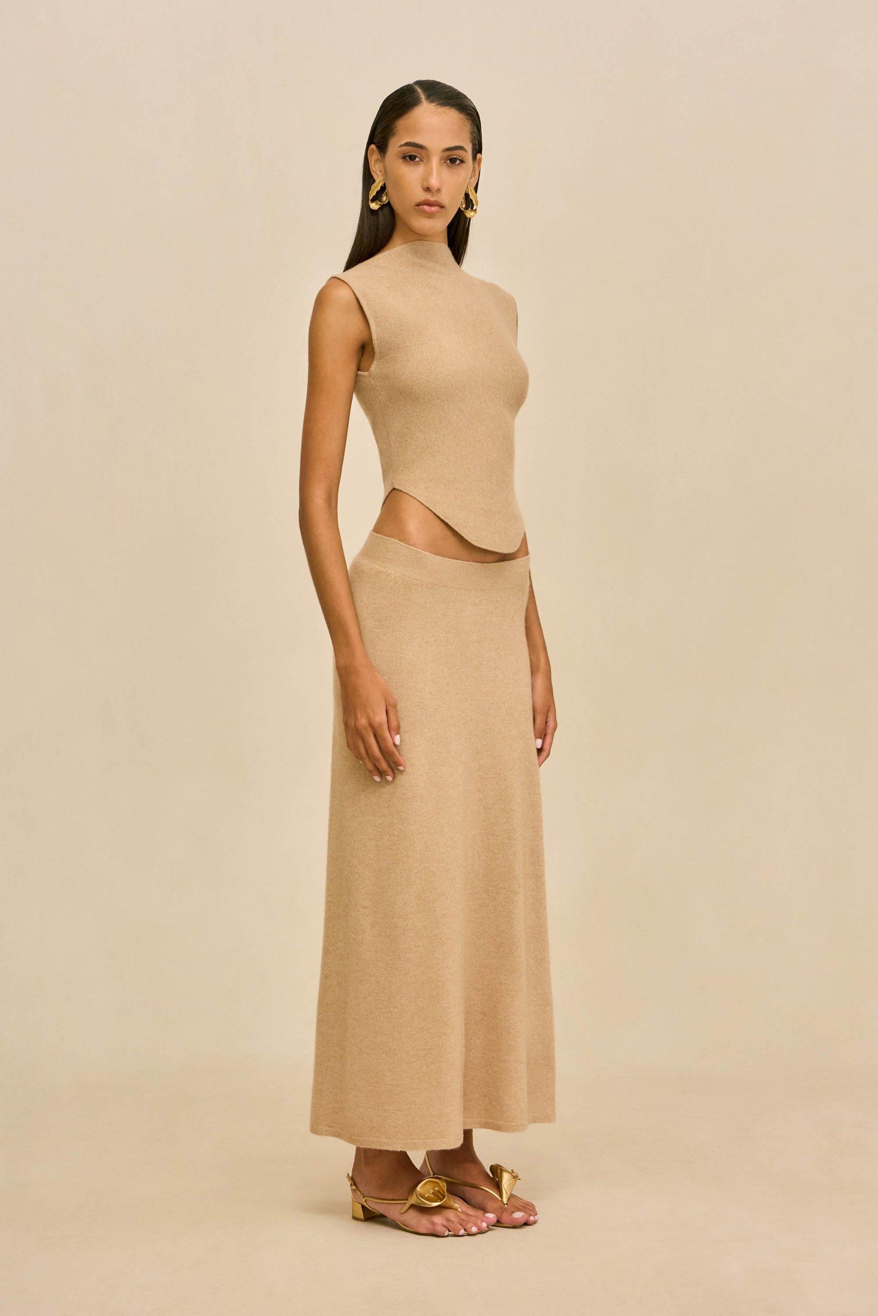 INFINITY SKIRT - SESAME - Image 3