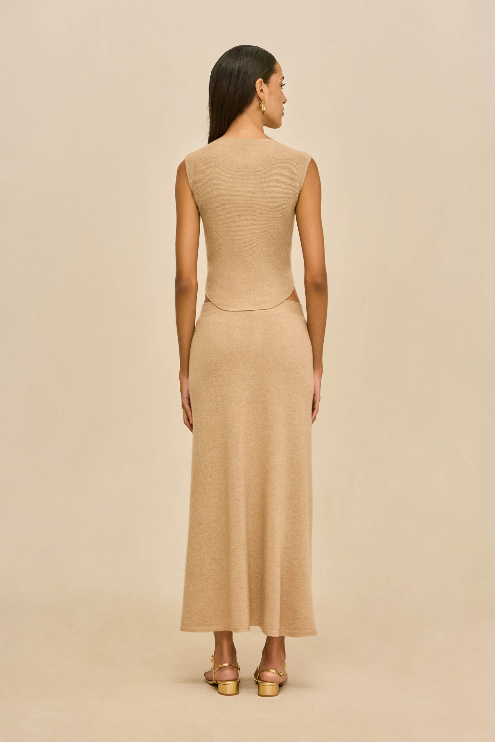 ROMMA KNIT TOP - SESAME - Image 5