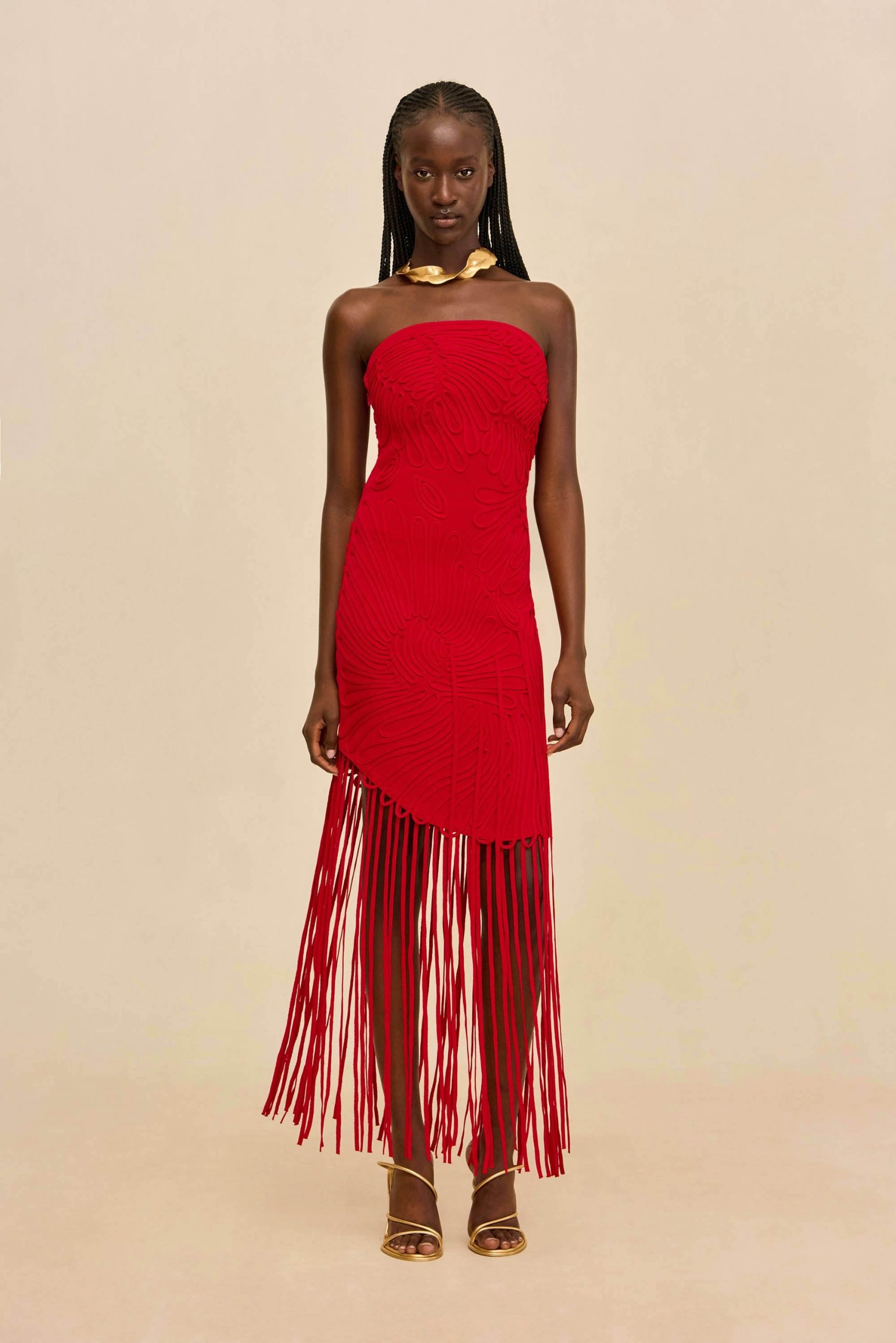 EDINA GOWN - VERMILION - Image 2