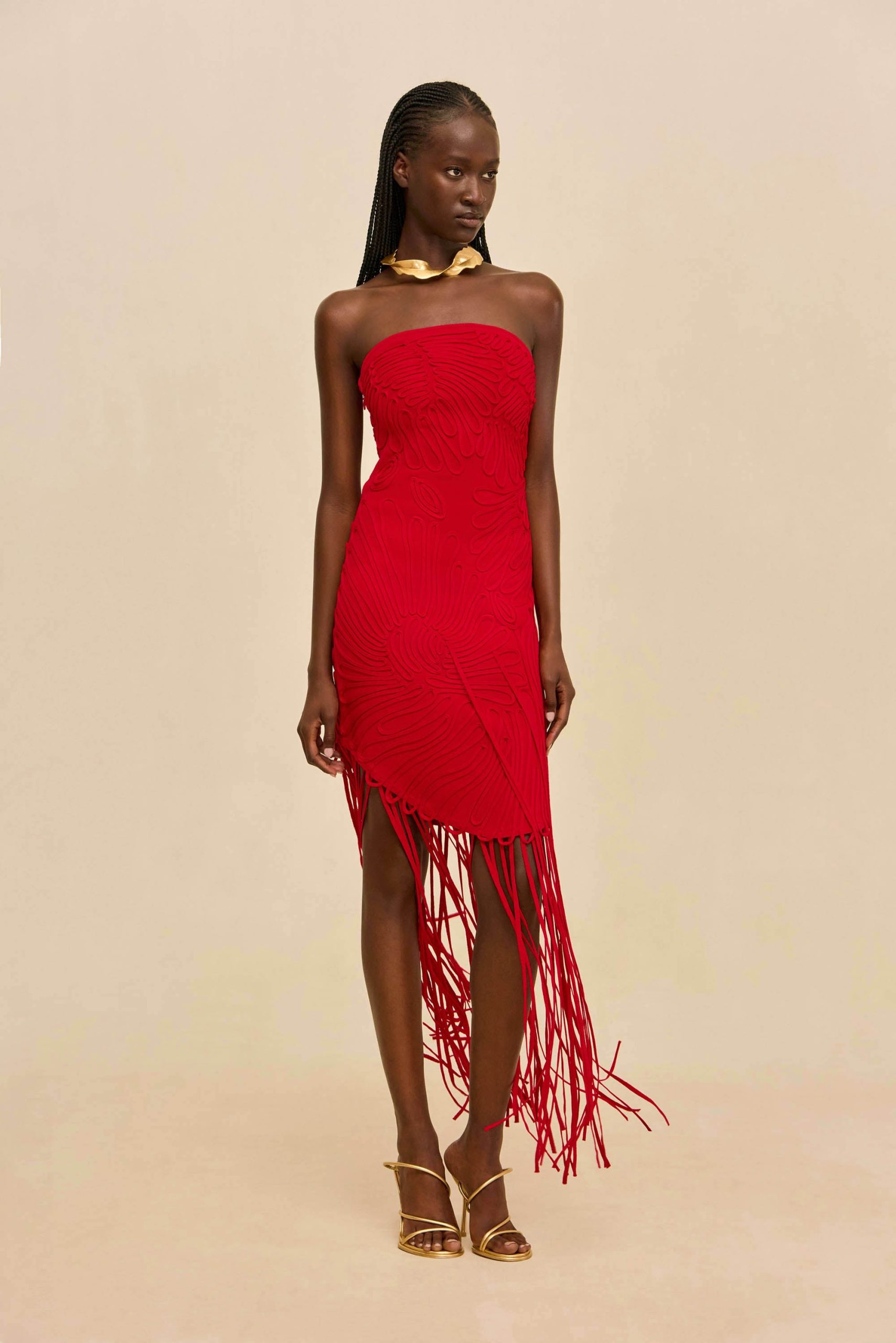 EDINA GOWN - VERMILION - Image 4