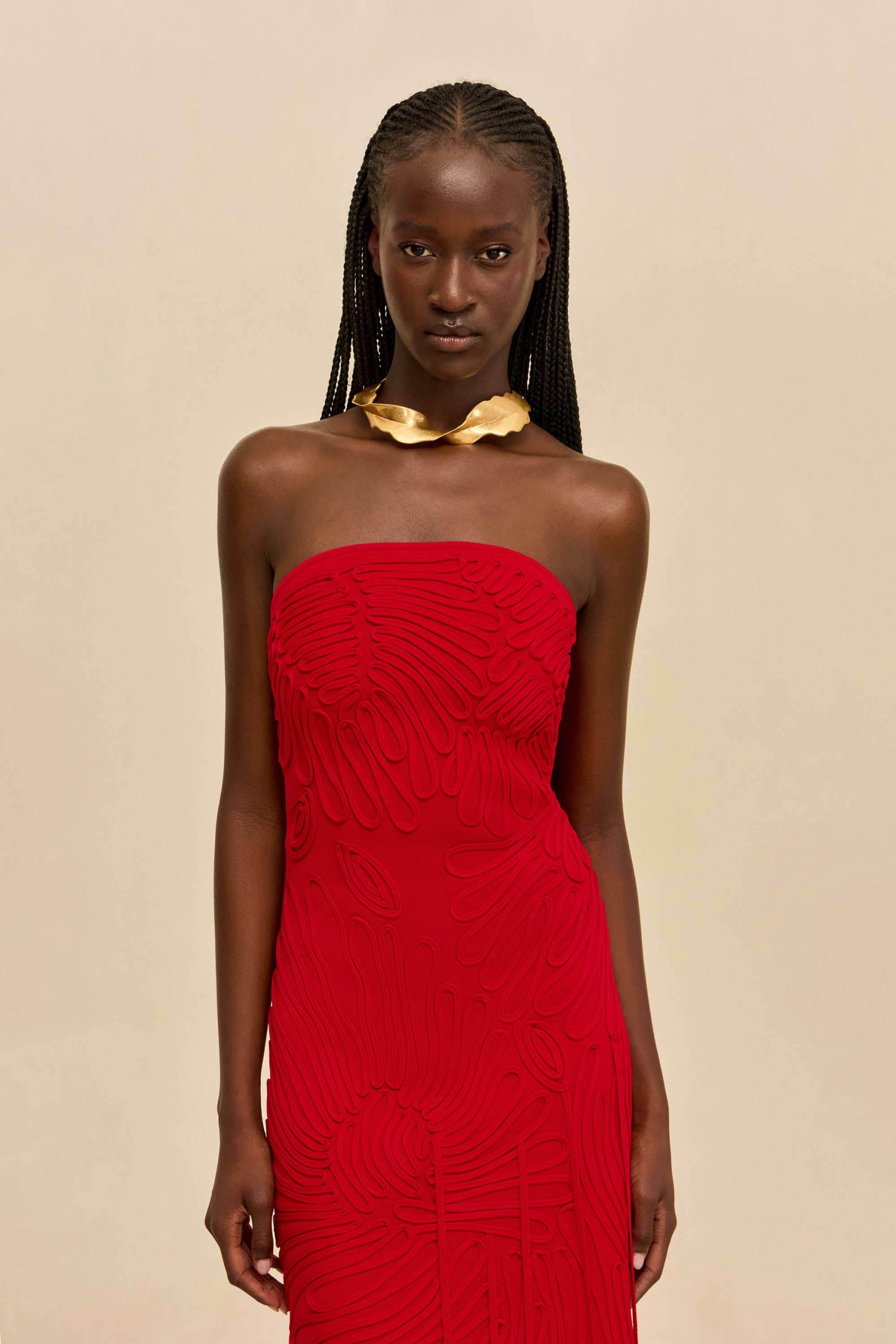 EDINA GOWN - VERMILION - Image 3