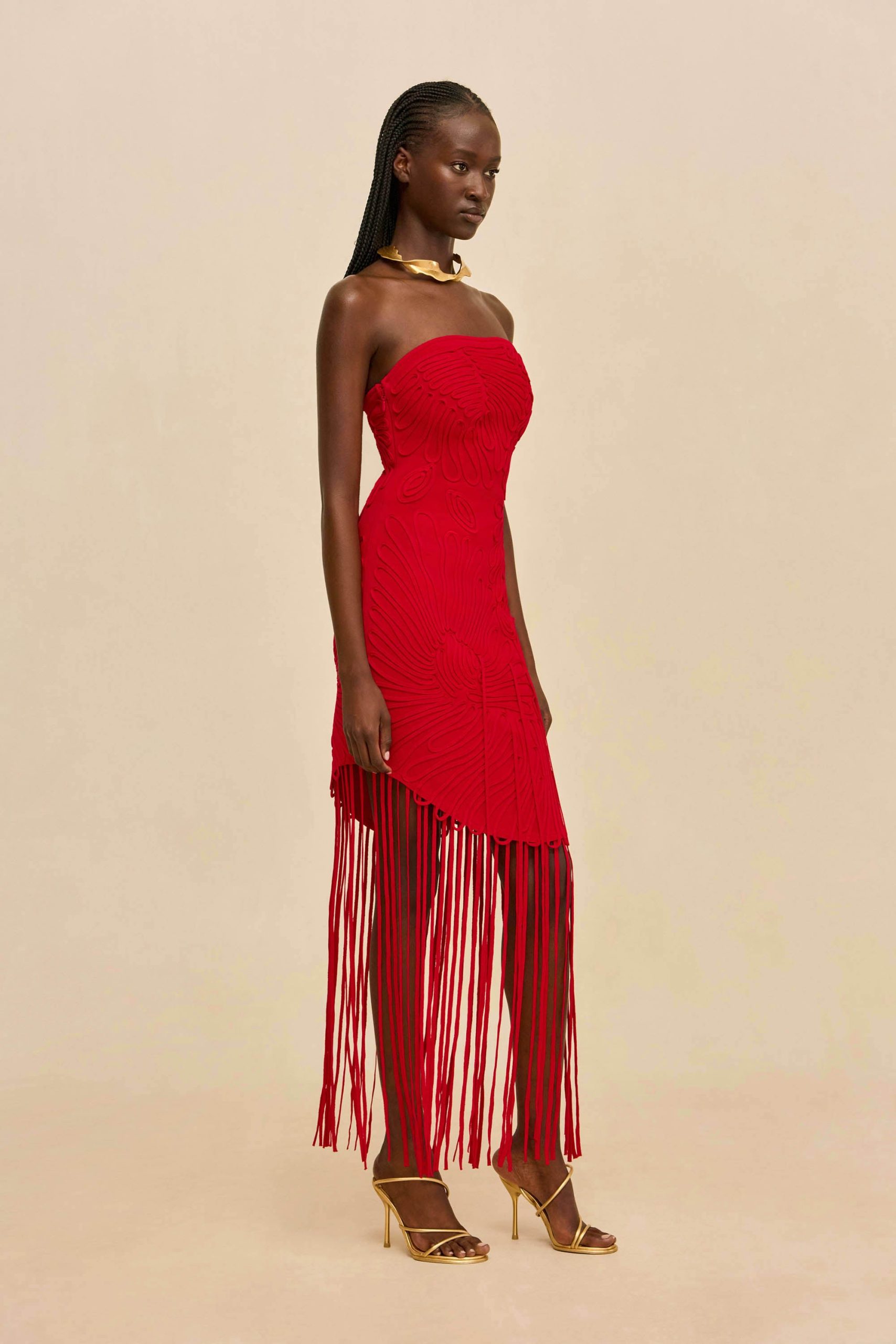 EDINA GOWN - VERMILION - Image 5