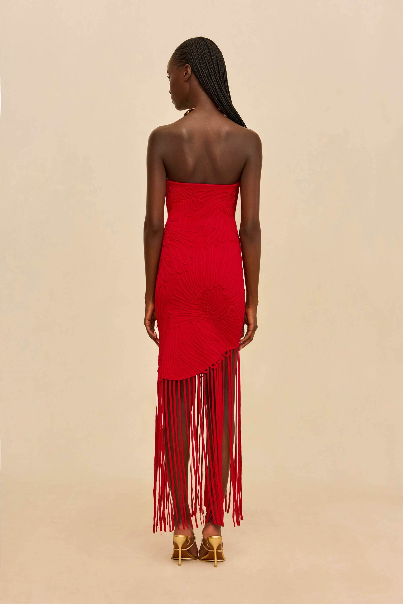 EDINA GOWN - VERMILION - Image 8