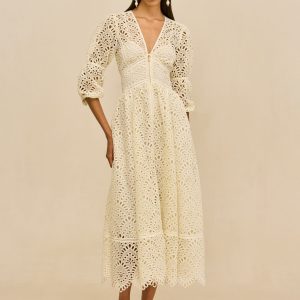 ROSALIND DRESS - OFF WHITE