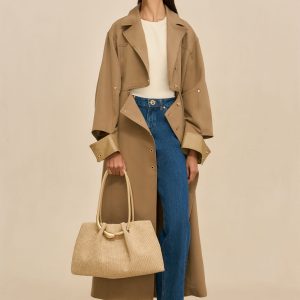 MAGDALENA TRENCH COAT - SESAME