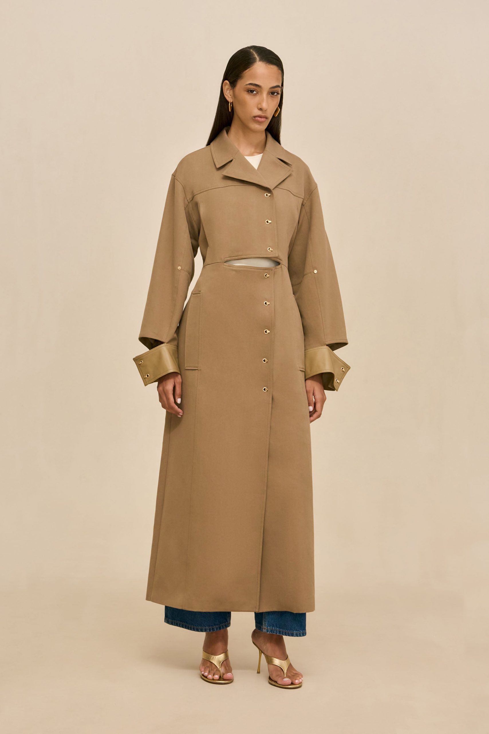 MAGDALENA TRENCH COAT - SESAME - Image 2