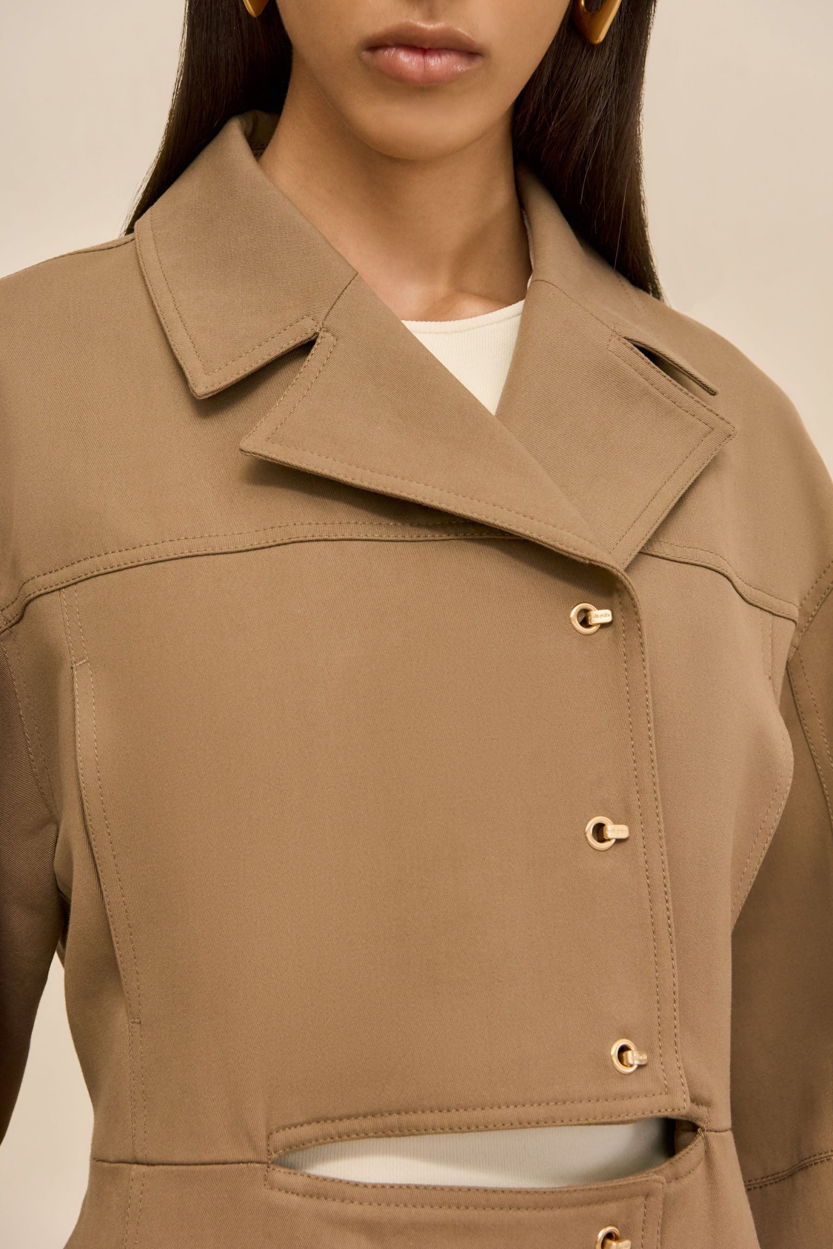 MAGDALENA TRENCH COAT - SESAME - Image 4