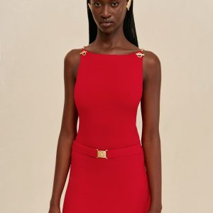 GEORGETTE KNIT TOP - GHERMEZ