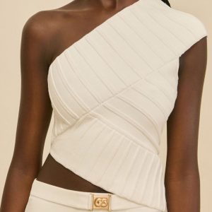 ANDERSON KNIT TOP - OFF WHITE
