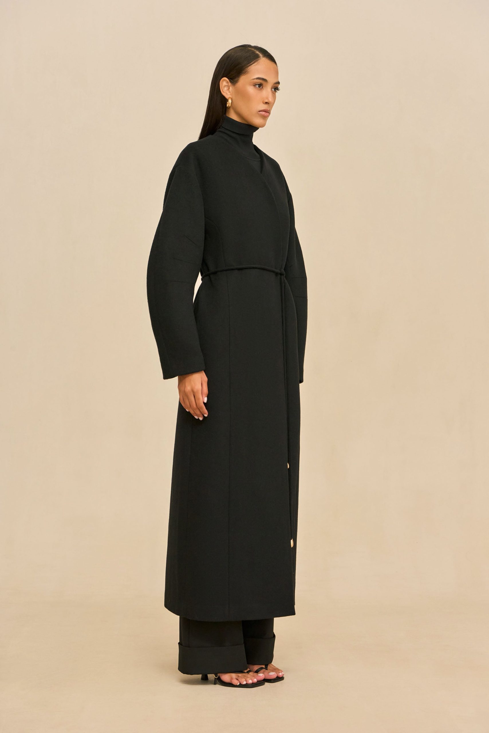 BRUNELLA COAT - BLACK - Image 3