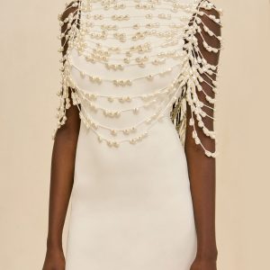 MERI KNIT DRESS - OFF WHITE