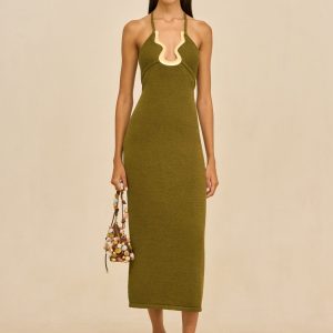 VALMA KNIT DRESS - SERPENT