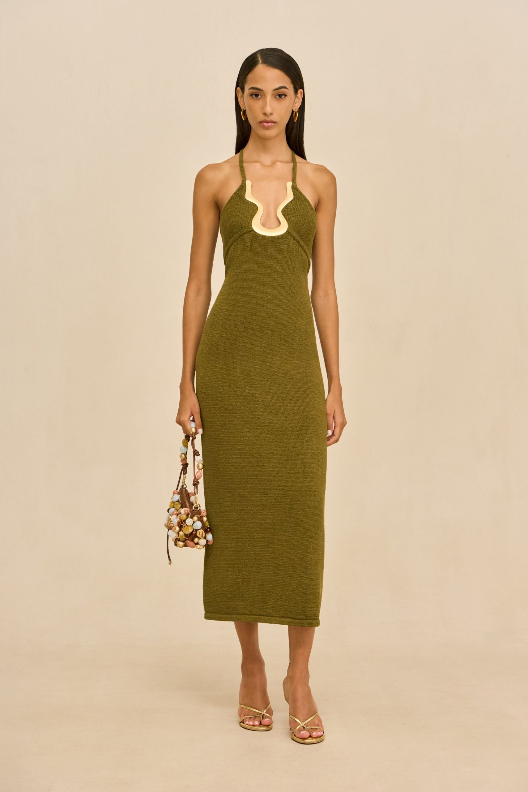 VALMA KNIT DRESS - SERPENT