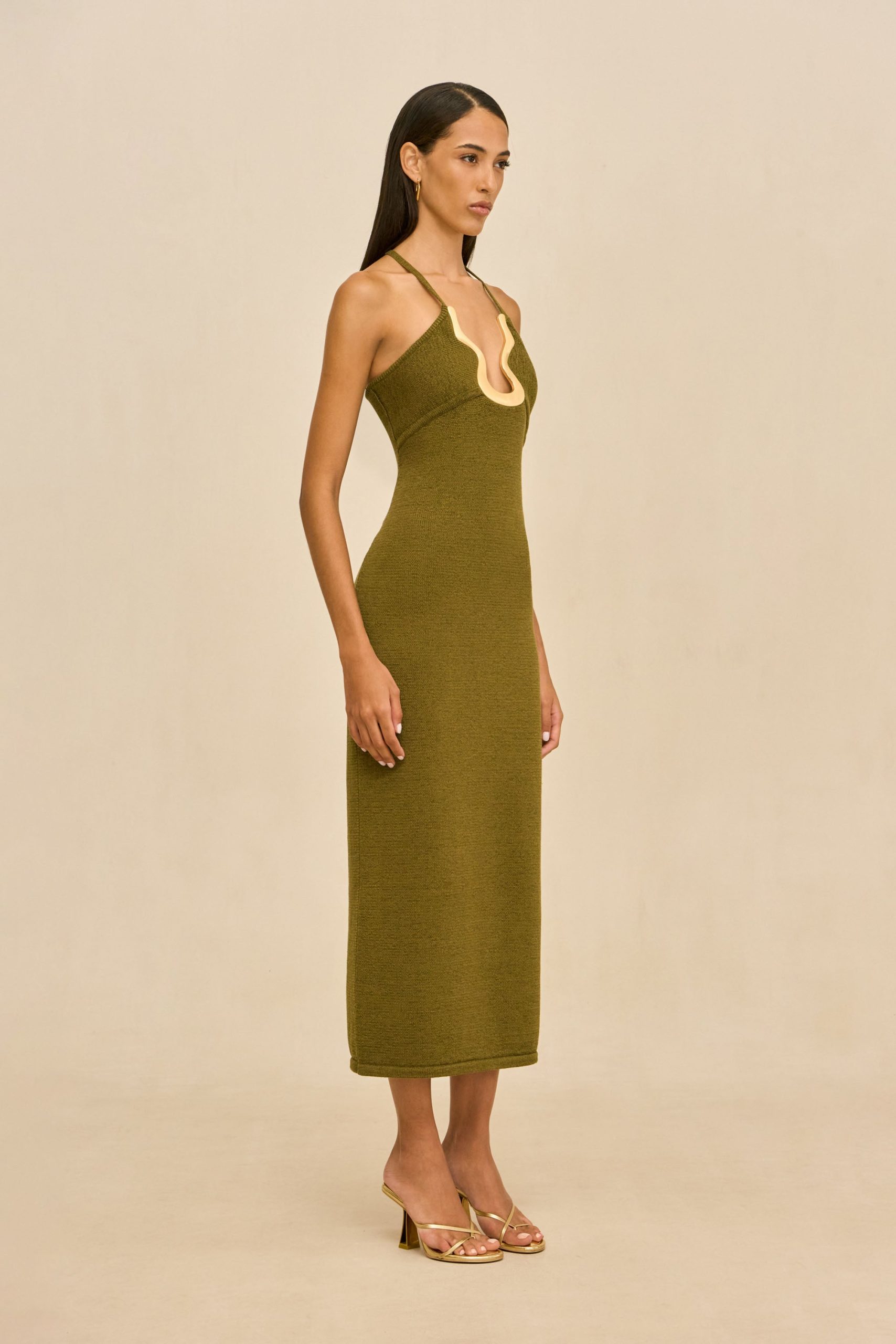 VALMA KNIT DRESS - SERPENT - Image 6