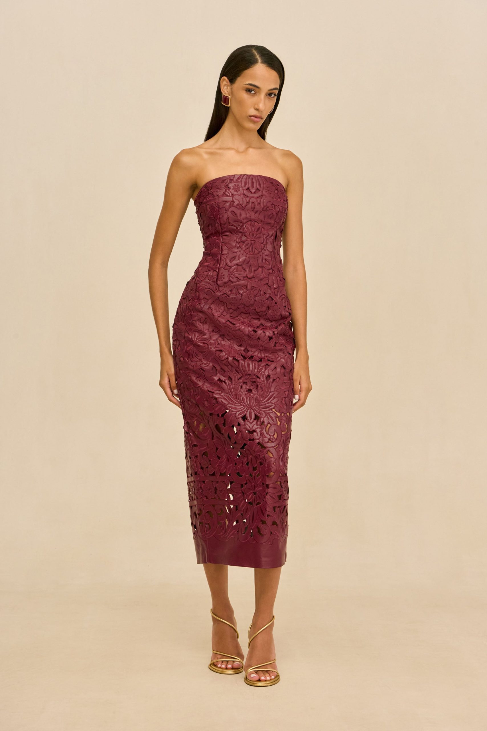 RAYLENE GOWN - CHIANTI - Image 2