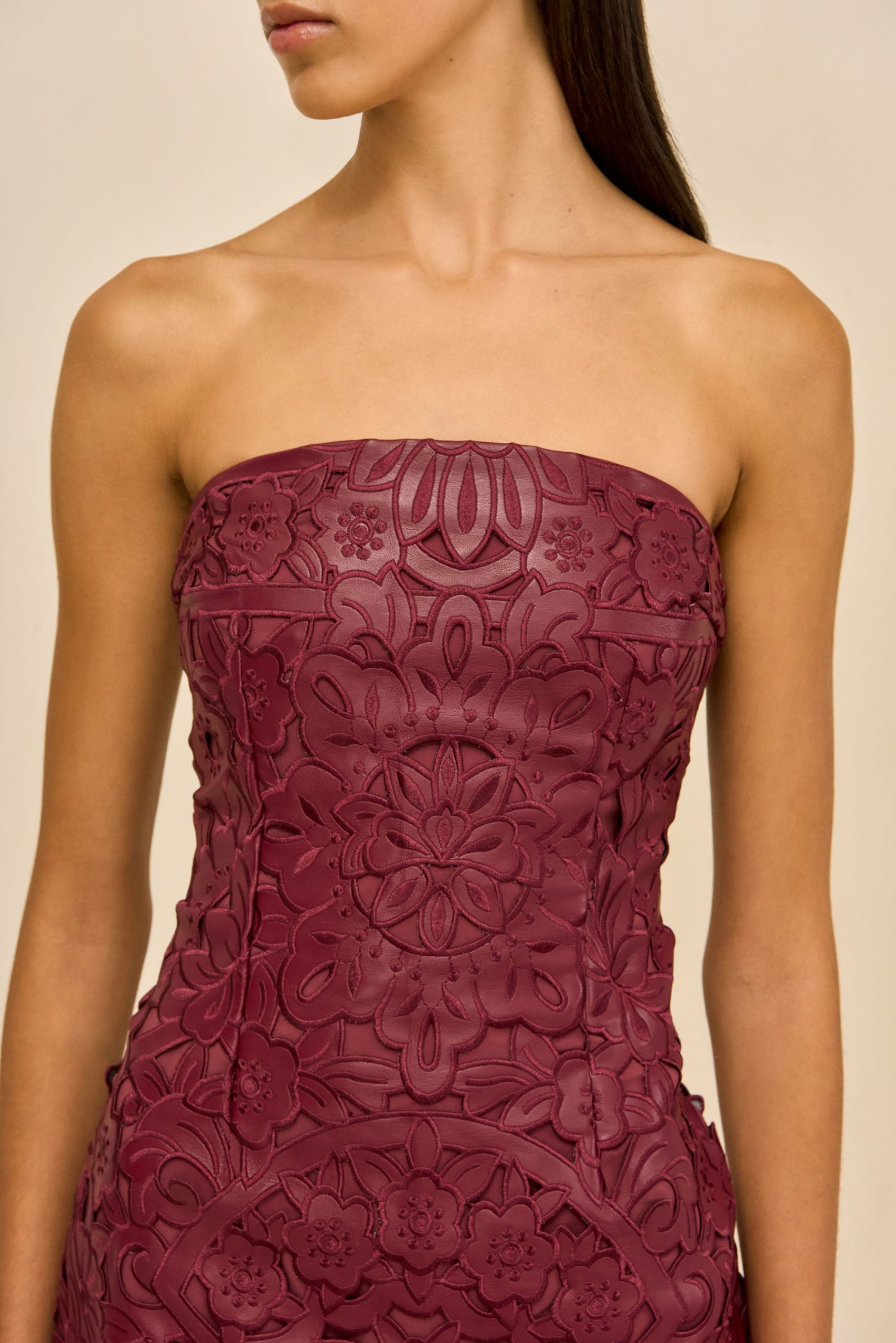 RAYLENE GOWN - CHIANTI - Image 5